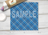 Tartan Plaid Patterned Adhesive Vinyl 455